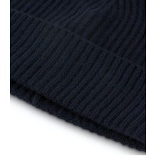 Falke Knitted Hat (Pom Pom) Unisex - Cashmere, Pom Pom - navy blue - 1 piece